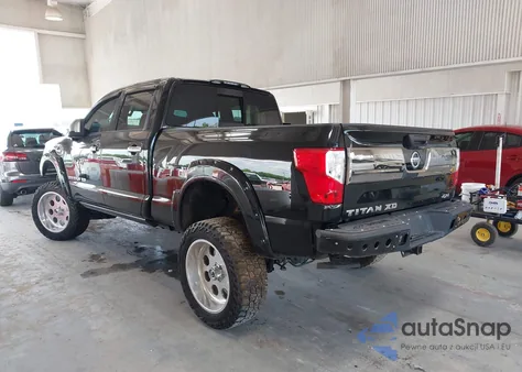 2017 Nissan Titan Xd Platinum Reserve Diesel из США, поврежденный, VIN 1N6BA1F43HN522302